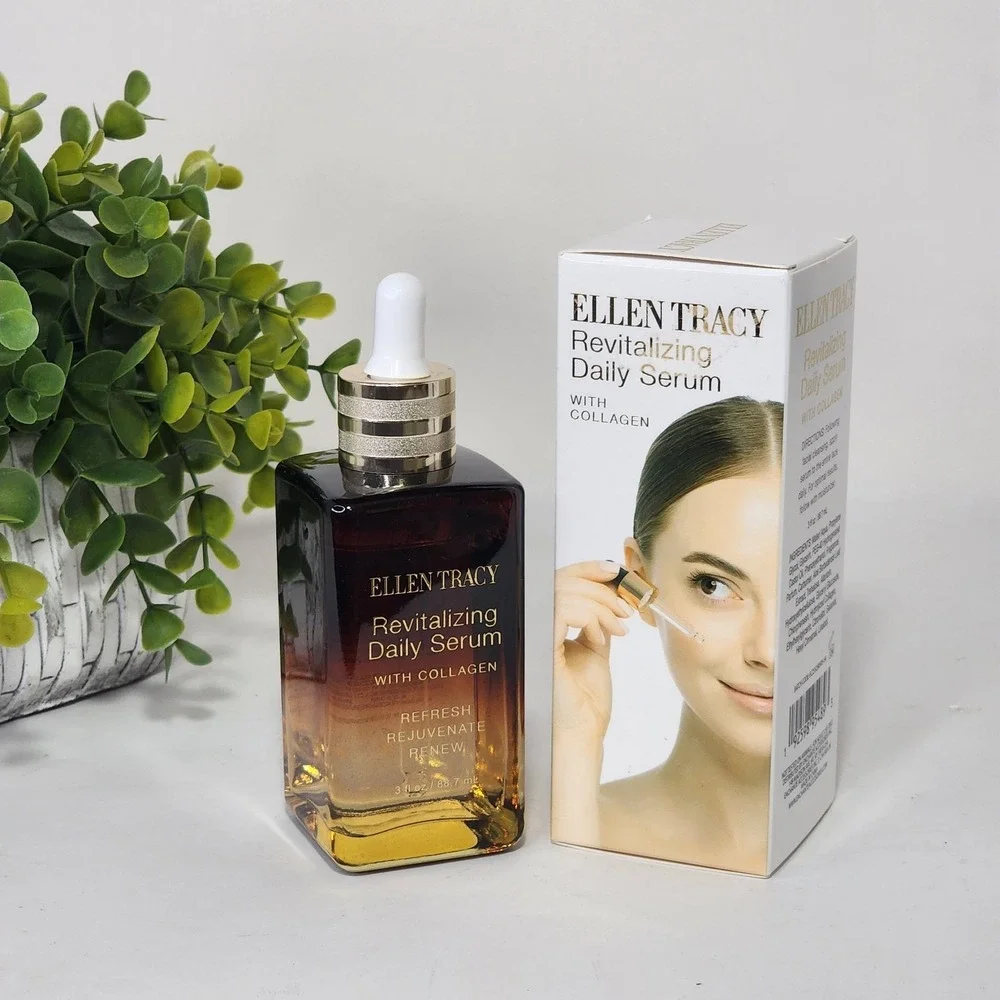 Ellen Tracy Revitalizing Daily Serum With Collagen Refresh Rejuvenate Renew 3 oz